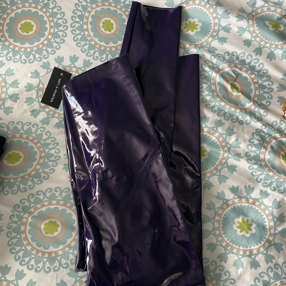 BRAND NEW: NET-A- PORTER Faux Patent-Leather Leggings